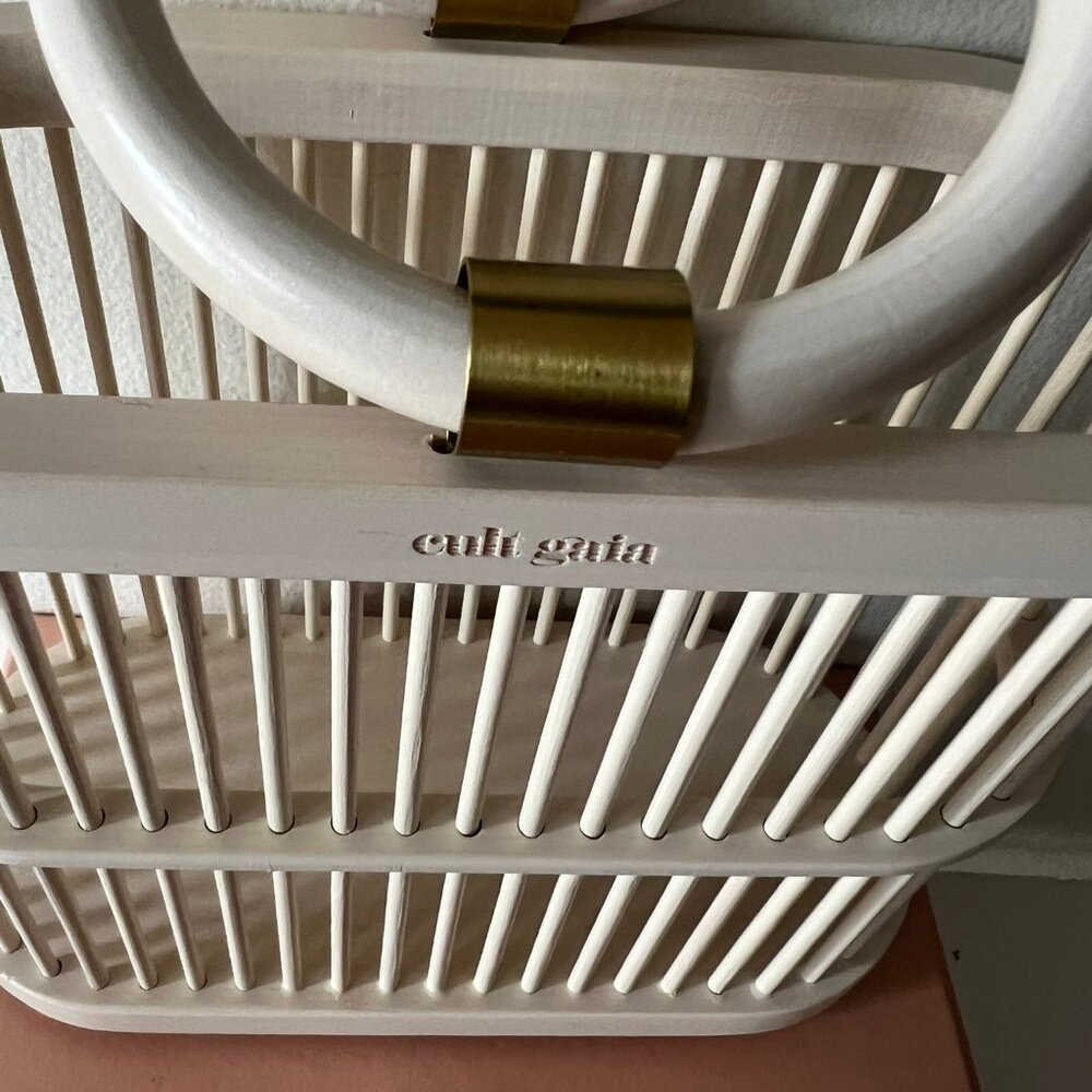 NEW CULT GAIA MINI COCO BAMBOO TOTE BAG - Picture 3 of 7